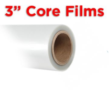 3 inch core lamination film available