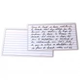 USI Opti Clear® Index Card Size Laminating Pouch Film - Measures 3 1/2" x 5 1/2"