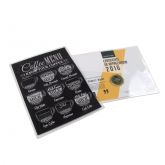 USI Opti Clear® A4 Size Laminating Pouch Film - Measures  8 3/4" x 12 1/4"