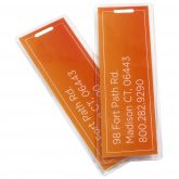 USI Opti Clear® Large Label Size Laminating Pouch Film with Slot - Measures 1 5/8" x 4 7/8"