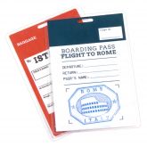 USI Opti Clear®  European Tag Size Laminating Pouch Film with Slot - Measures 3" x 4 7/16"