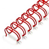 Red 3:1 Double-Loop Wire Binding Combs