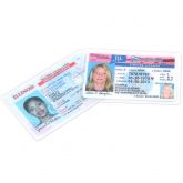 USI Opti Clear® Driver's License Size Laminating Pouch Film - Measures 2 3/8" x 3 5/8"