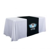 Table Runner Black with Full-Color Thermal Imprint