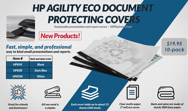 HP Agility Eco Binding Covers